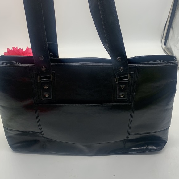 Kenneth Cole Reaction computer Tote Bag style 9959-52bk TRIPLE GUSSET 15.4". - Picture 8 of 16